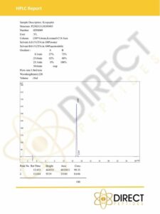 Kisspeptin HPLC 2023 Certificates_DIRECT PEPTIDES